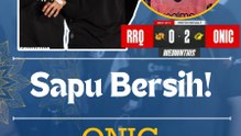 Sapu Bersih! Onic Permalukan RRQ di Royal Derby!