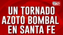 Un tornado azotó Bombal en Santa Fe: el pueblo quedo devastado