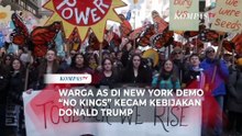 Kecam Kebijakan Trump! Warga AS di New York Demo No Kings Tuntut Keadilan