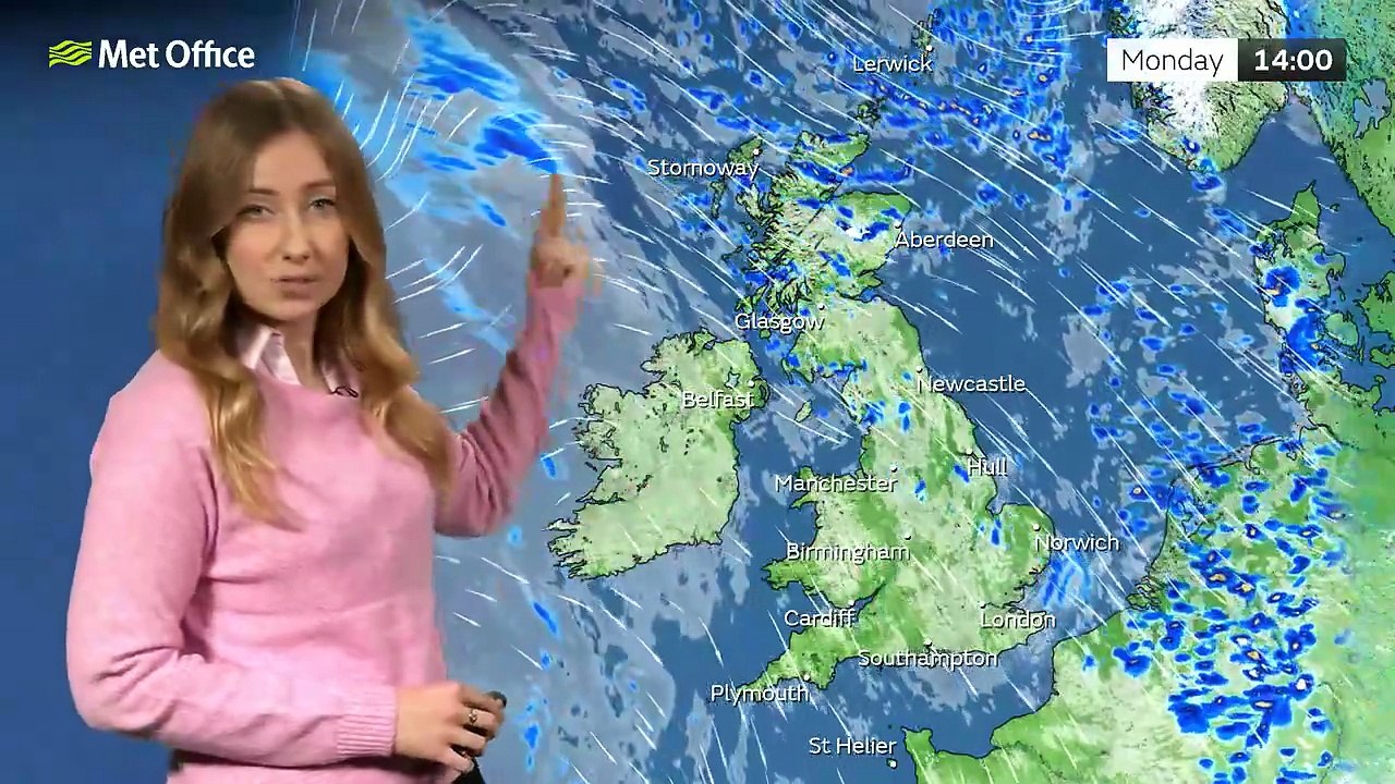 Met Office Monday Morning Weather Forecast 30/03/2026