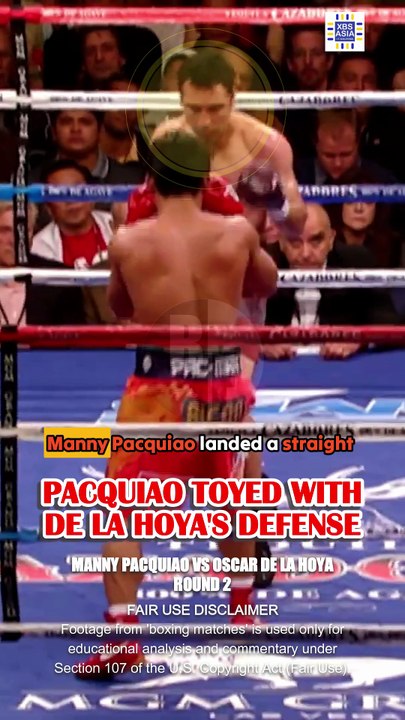 Oscar De La Hoya COULDN'T HURT Manny Pacquiao AT ALL