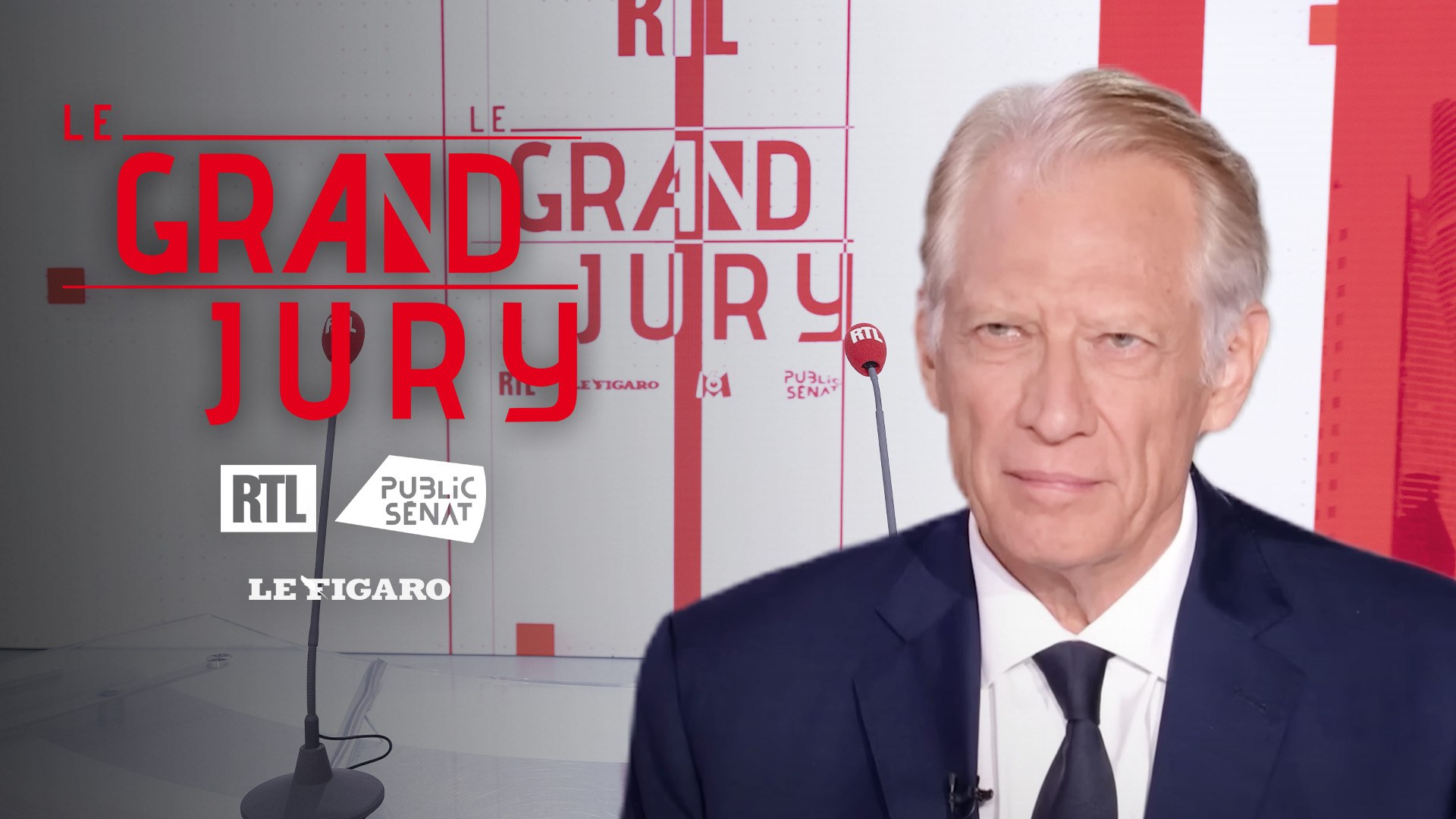 Dominique de Villepin, invité du Grand Jury