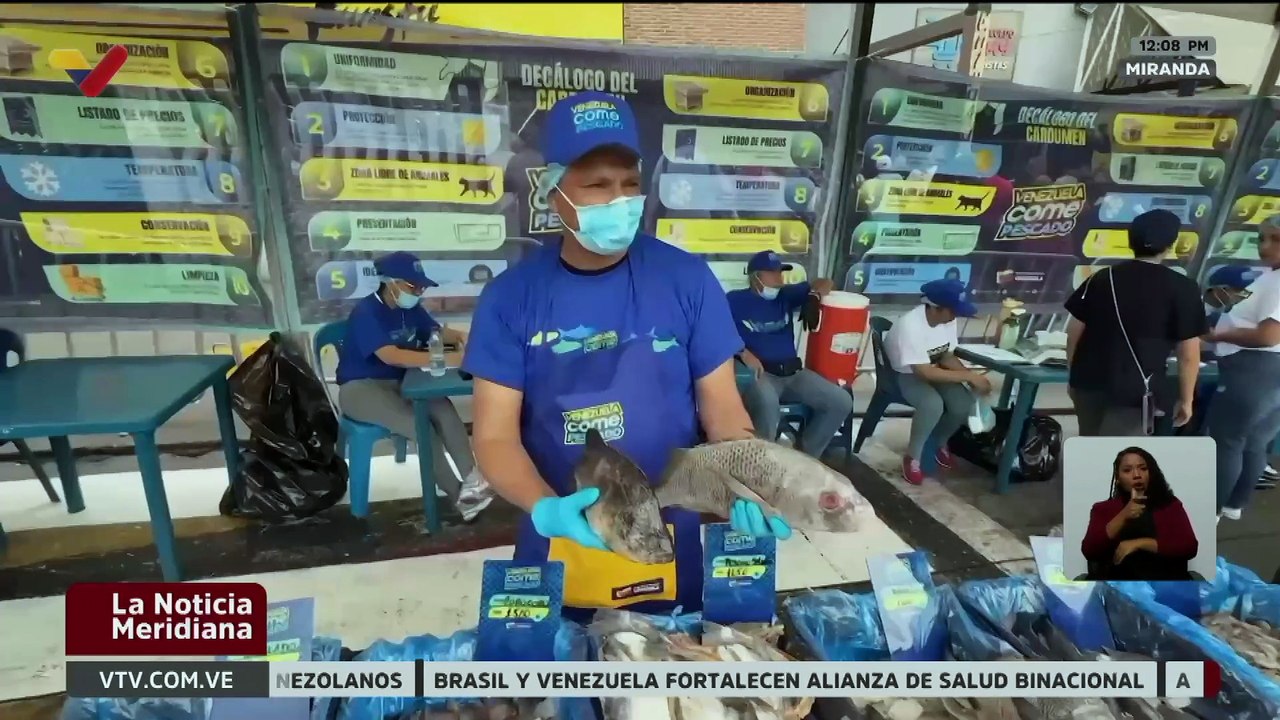Fuerza laboral del mar nos trae los diversos tipos de pescados para el disfrute del paladar venezolano