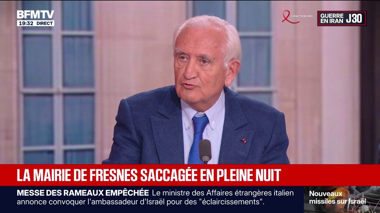 Mairie de Fresnes saccagée: "La classe politique oublie qu'elle est responsable de tout ça", déclare Jean-Pierre Raffarin, ancien Premier ministre