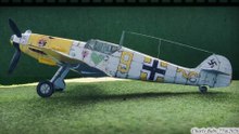 Paper Model Planes: Messerschmitt Bf-109 F-2 (Scale 1-33)