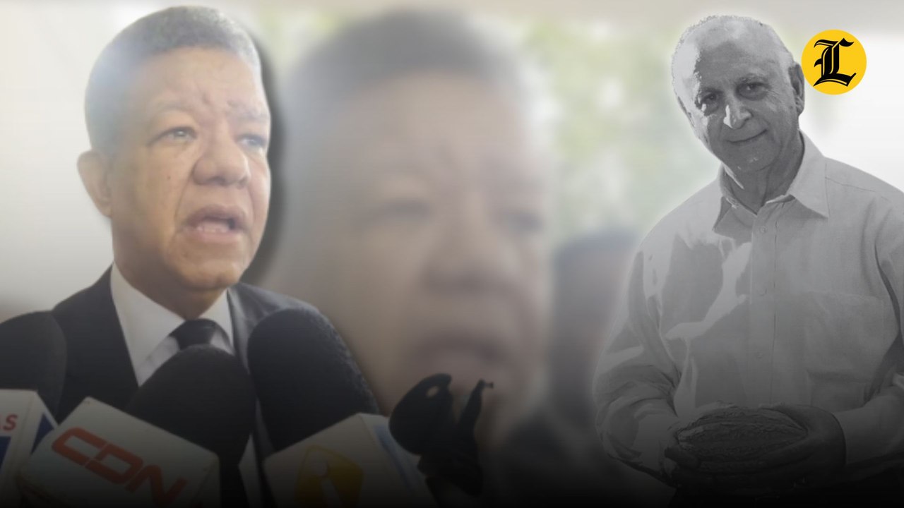 Leonel Fernández asiste al velatorio de Héctor Rizek Llabaly