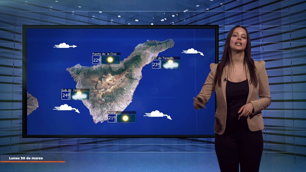 La previsión del tiempo en Canarias para el 30 de marzo de 2026, en Atlántico Televisión.