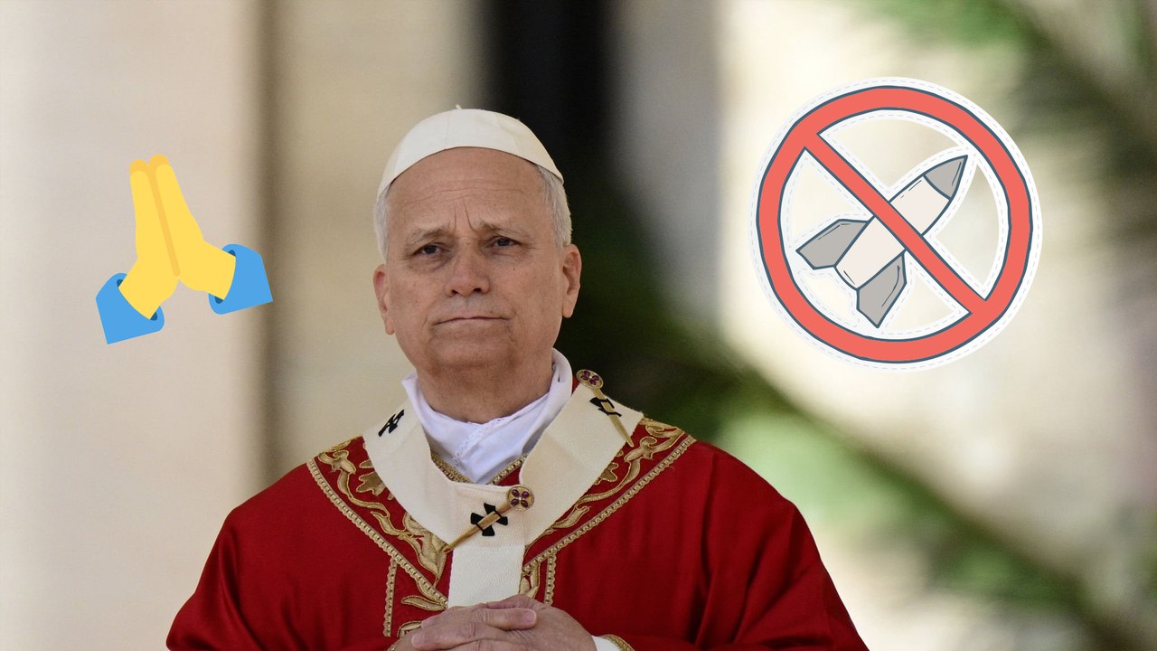 Papa Leon XIV ofrece su primera misa de Domingo de Ramos y hace llamado contra las armas