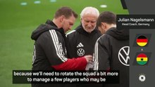 Rotation awaits German squad for Ghana game - Nagelsmann