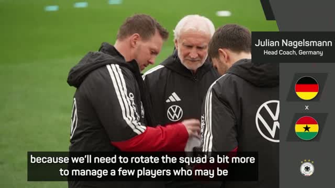 Rotation awaits German squad for Ghana game - Nagelsmann