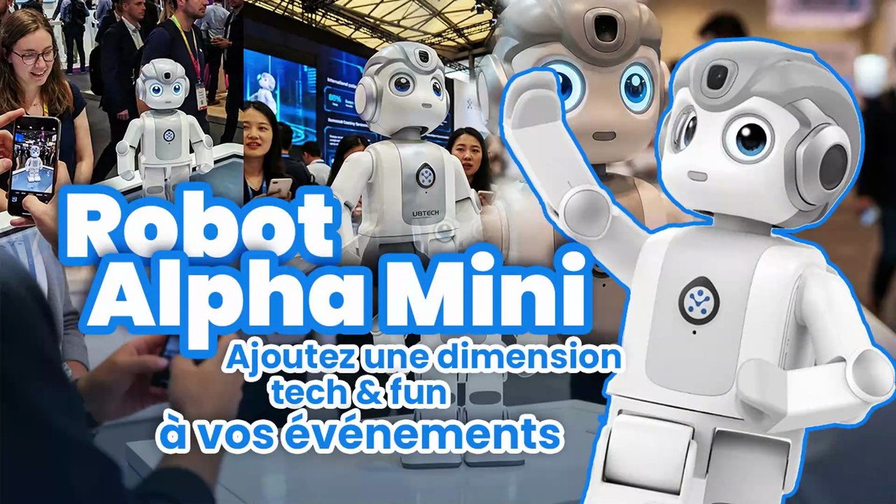 Personnalisez chaque instant de votre événement avec le robot Alpha Mini !