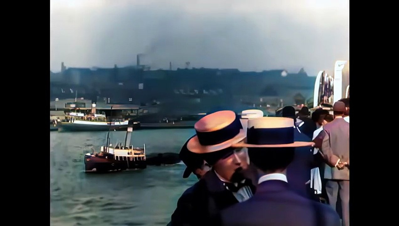 Before History Changed – RMS Lusitania (1915) in Color | AI Enhanced