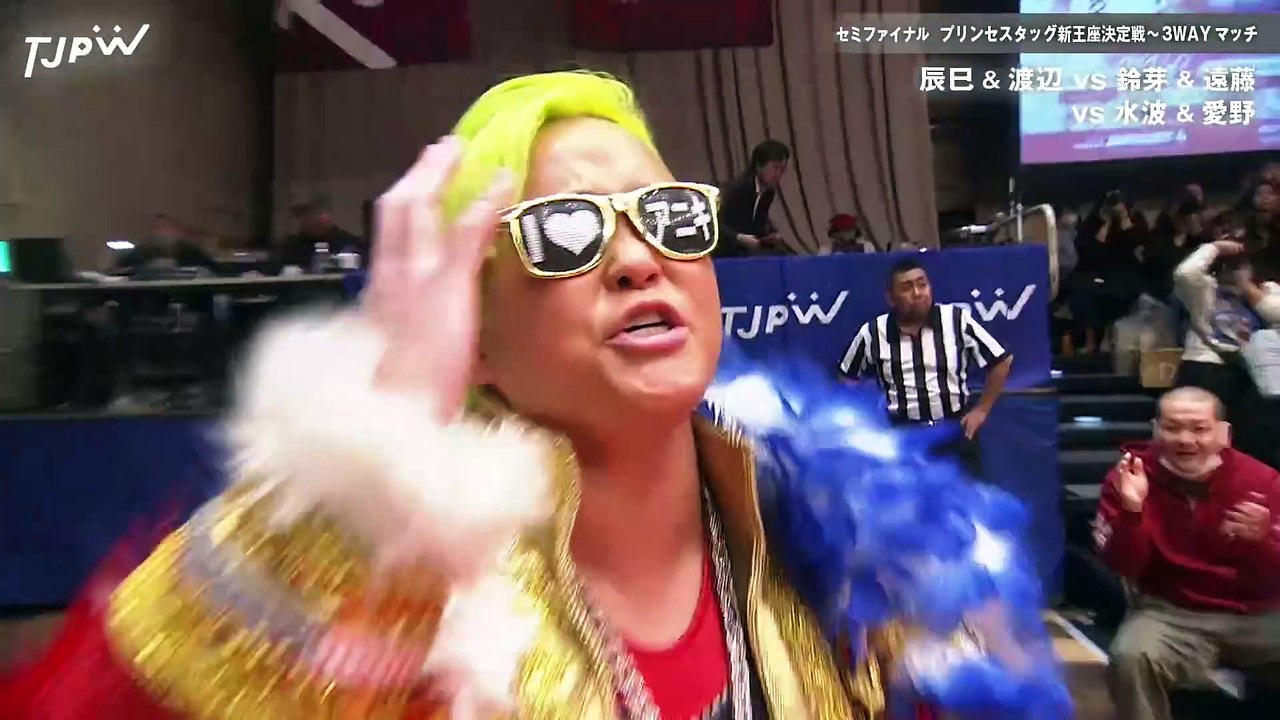 Arisu Endo & Suzume vs. Miu Watanabe & Rika Tatsumi vs. Ryo Mizunami & Yuki Aino (TJPW 2024.01.04)