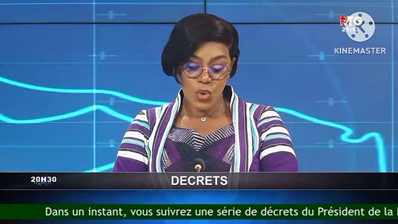 Decret du PRG Mamadi Doumbouya