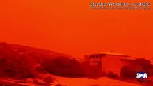 Impacto en Australia: el cielo se volvió rojo por un fenómeno extremo y generó alarma