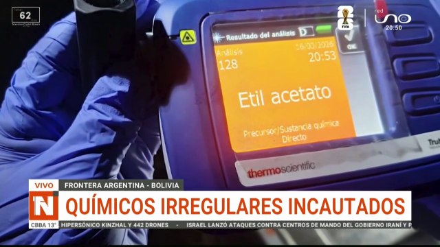 QUIMICOS IRREGUARES INCAUTADOS