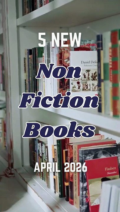 5 New Non Fiction Books April 2026