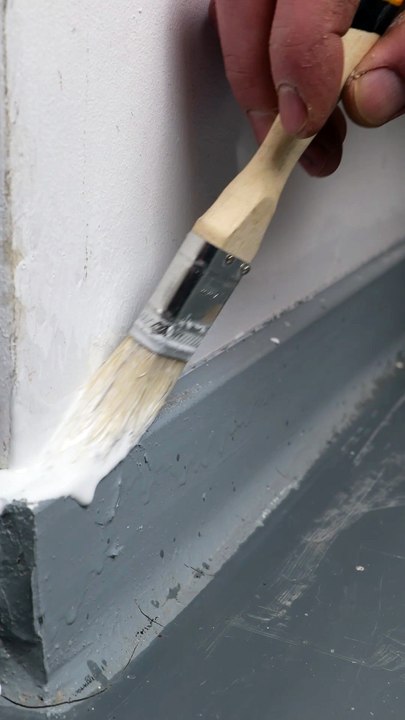How to correctly paint the side corners