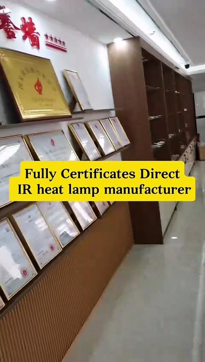 700mm 220v 1500w Infrared Tungsten Heat Lamp Medium Wave Heat Lamps for Flash Curing