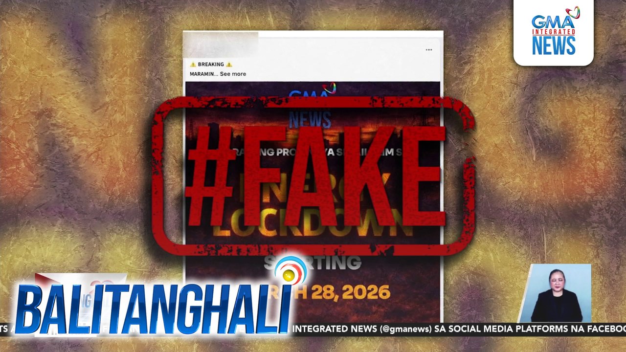 Hindi totoo ang kumakalat na post online na may logo ng GMA Integrated News tungkol sa energy lockdown | Balitanghali