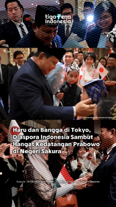 Haru dan Bangga di Tokyo, Diaspora Indonesia Sambut Hangat Kedatangan Prabowo di Negeri Sakura