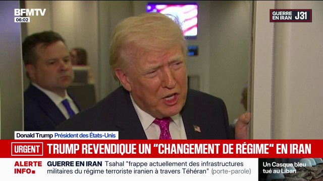 Guerre au Moyen-Orient: Donald Trump considère avoir obtenu un changement de régime en Iran