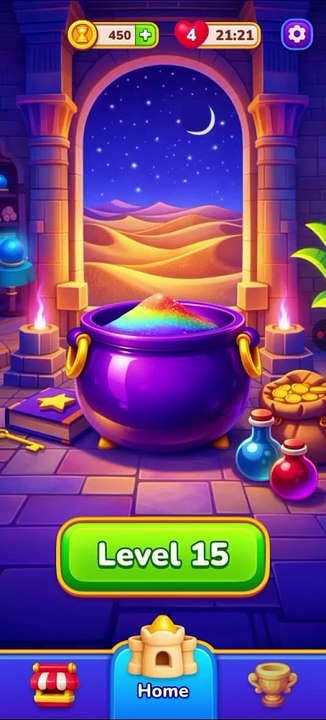 Magic Sand Level 14-15-16