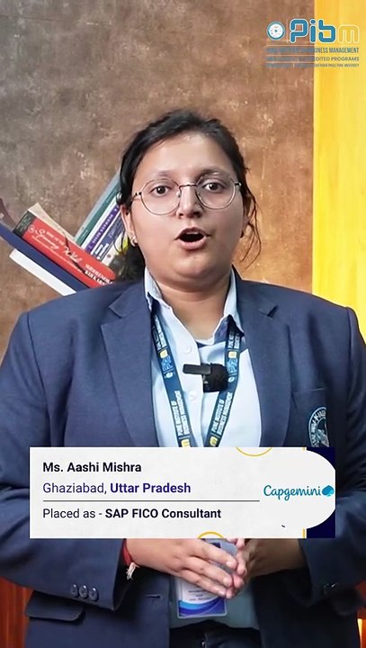 PIBM to Capgemini_MBA & PGDM Placements_Aashi Mishra_Batch_2024_26