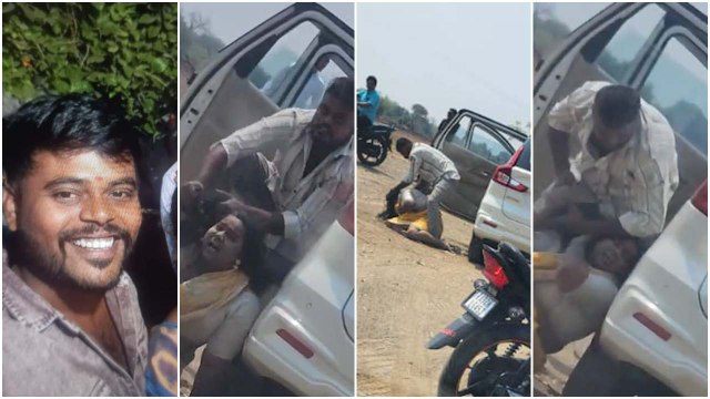 ಕಲಬುರಗಿ: ನಡುರಸ್ತೆಯಲ್ಲಿ ಕುಡುಗೋಲಿನಿಂದ ಪತ್ನಿಯ ಕತ್ತು ಕತ್ತರಿಸಿ, ಹೆಣದ ಮೇಲೆ ಕಾರು ಹರಿಸಿ ಪತಿಯ ಅಟ್ಟಹಾಸ!