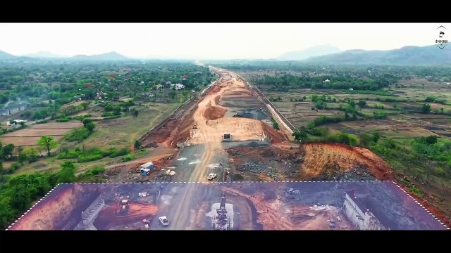 Delhi Mumbai Expressway Is Progressing Rapidly Over Maharashtra State _ Package-12 Update