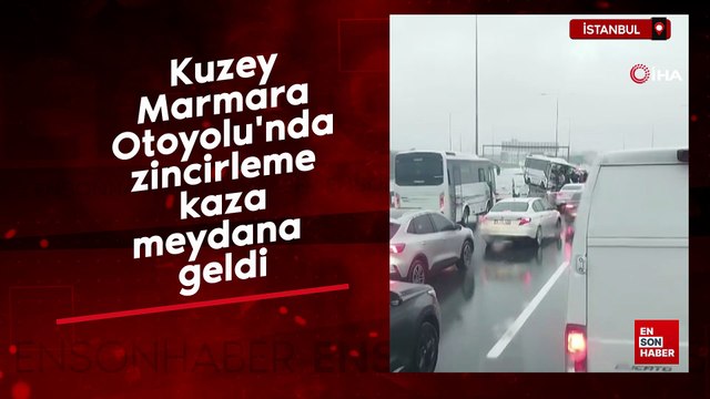 İstanbul'da polis servisinin de karıştığı zincirleme kaza meydana geldi