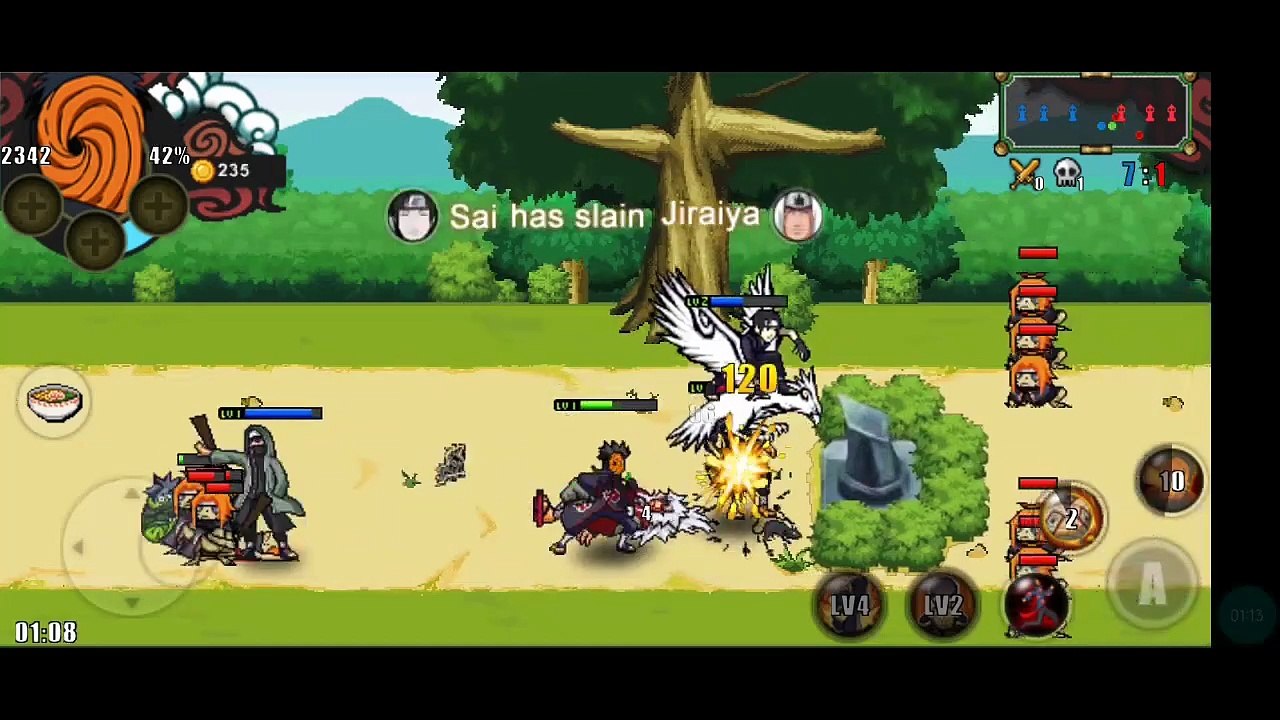 Naruto Senki gameplay