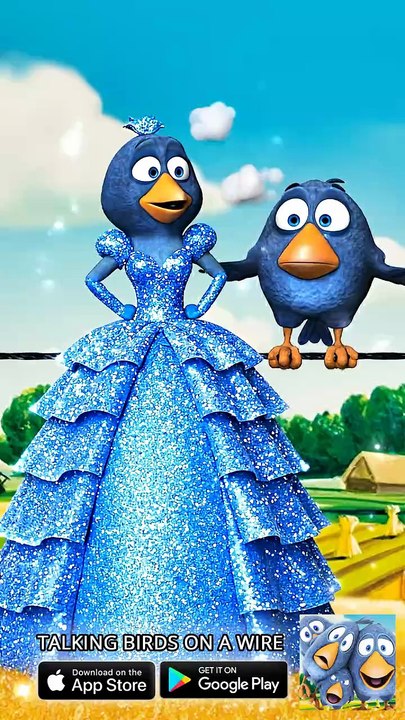 The glow up was too powerful! ✨😭 Talking Birds On A Wire Game