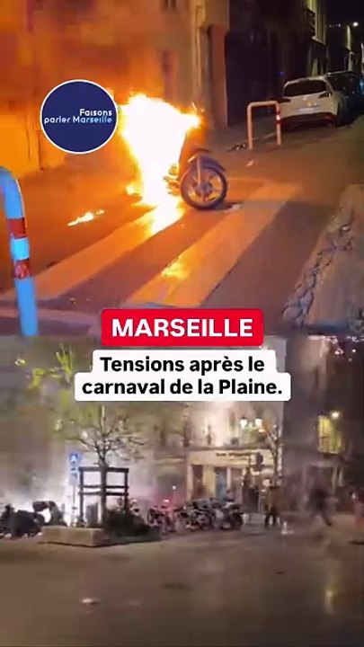 Incidents cette nuit après un Carnaval en plein centre-ville à Marseille : Au moins 14 policiers ont été blessés lors d'affrontements en fin de soirée
