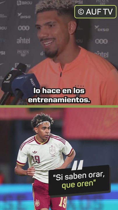 Araujo avisa a España y a Lamine de cara al Mundial