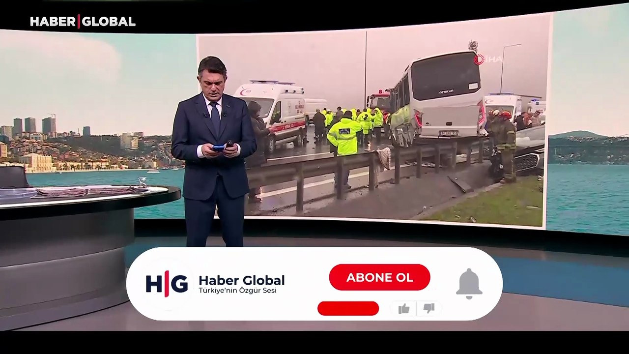 Kuzey Marmara Otoyolu'nda kaza: 1 polis memuru şehit oldu, 1'i ağır 16 polis memuru yaralandı