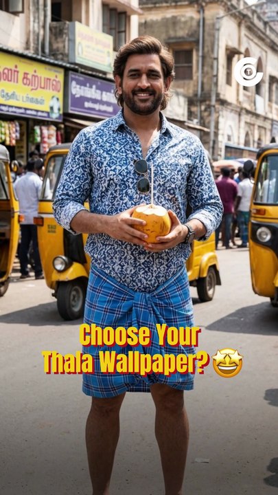 Thala fans, this one’s for you 💛 Select your favourite wallpaper.