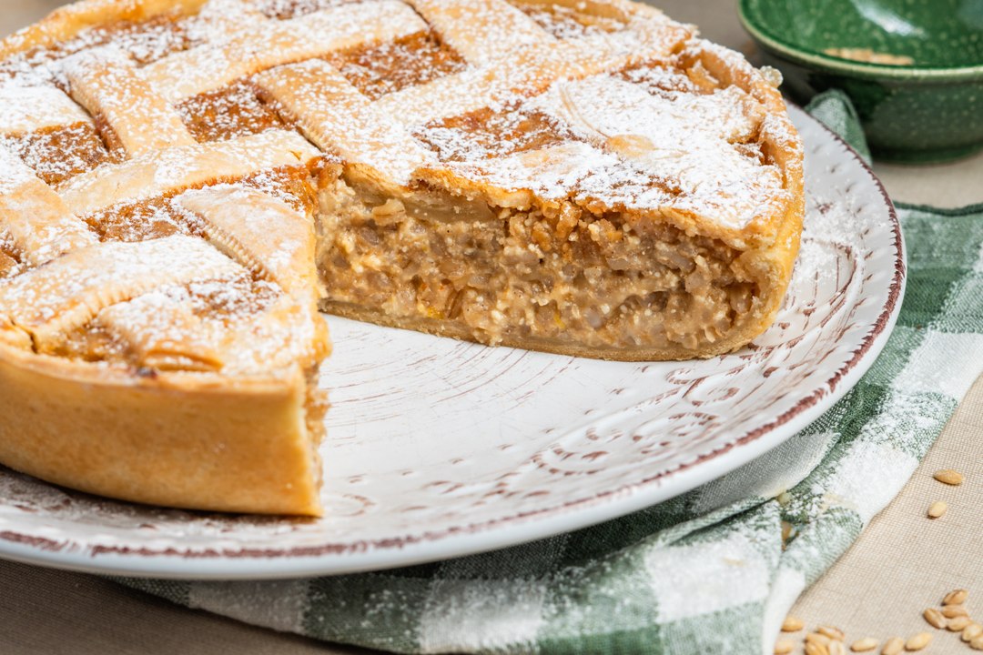 Pastiera napolitana, el pastel italiano enrejado con ricota