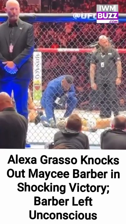 Alexa Grasso Knocks Out Maycee Barber in Shocking Victory; Barber Left Unconscious