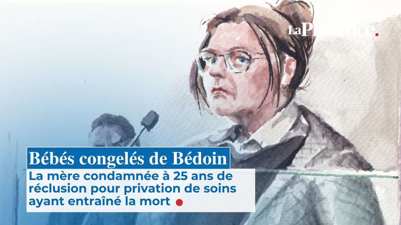 Bébés congelés de Bédoin : La mère condamnée à 25 ans de  réclusion pour privation de soins  ayant entraîné la mort