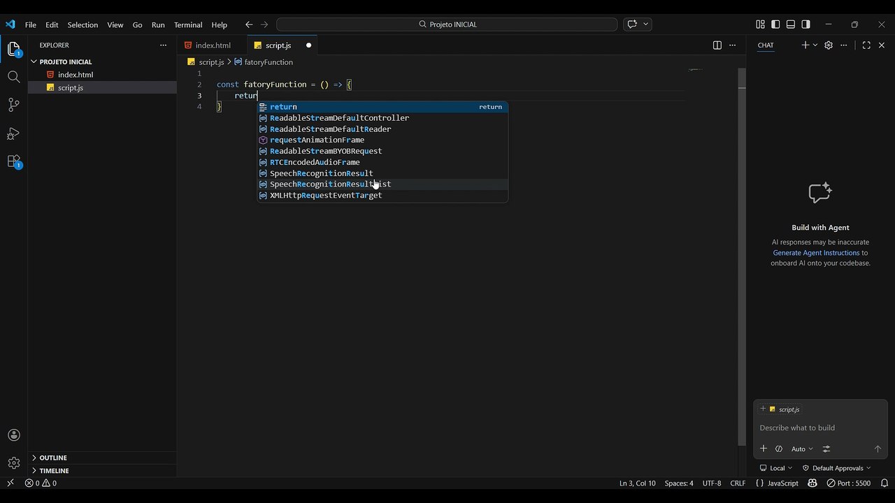 JS: Factory Function