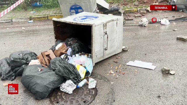 İstanbul'da okulun istinat duvarı çöktü