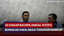 Di Hadapan DPR,Amsal Sitepu Bongkar Awal Mula Tuduhan Markup