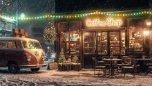 La musique à écouter dans un café enneigé ❄️ Détendez vous Dans une ambiance hivernale chaleureuse 💓