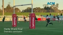 Dramatic conclusion to Hardy Shield final
