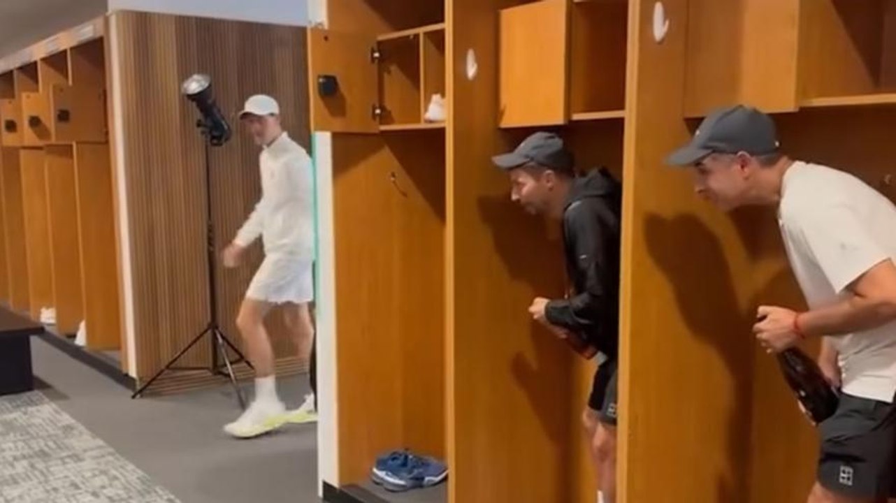 Sinner, che spavento! Lo scherzo di Vagnozzi nello spogliatoio a Miami
