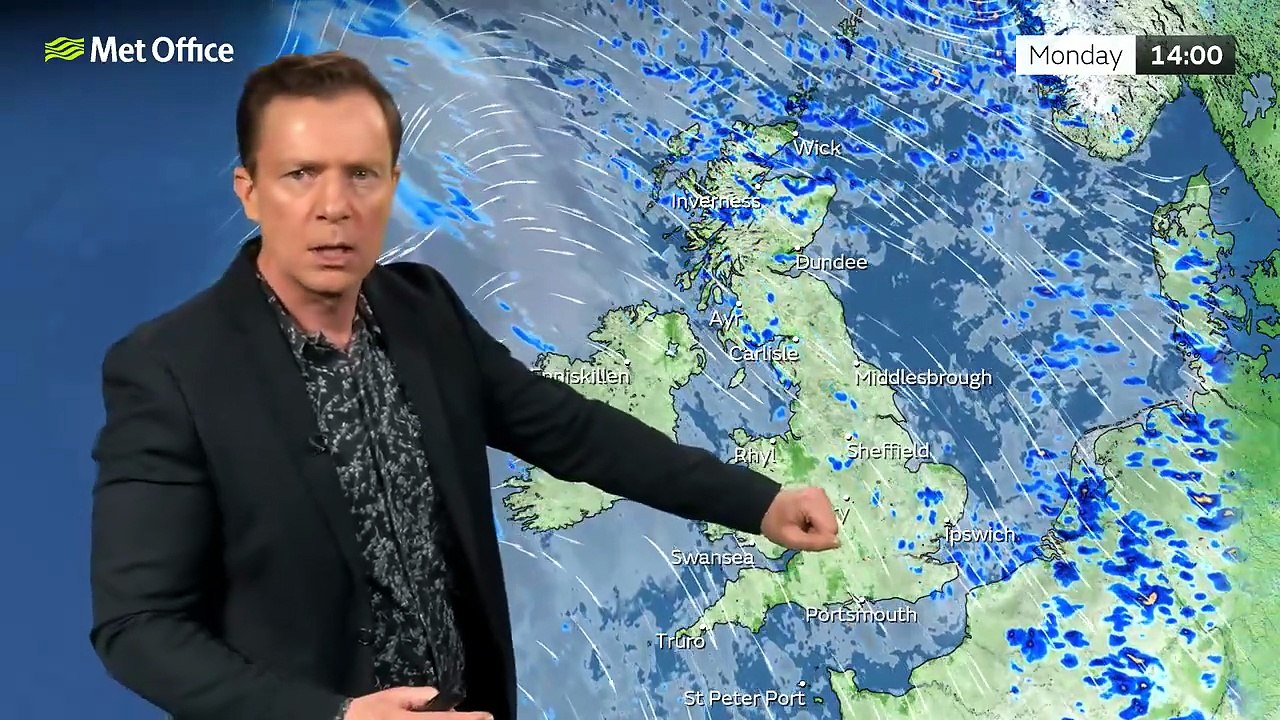 Met Office Monday Afternoon Weather Forecast 30/03/2026