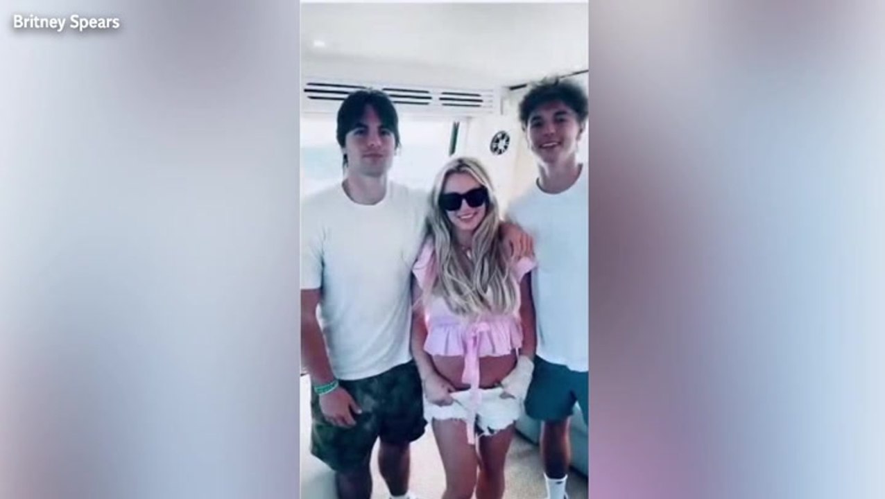 Britney Spears reunites with sons for sailing trip after DUI arrest