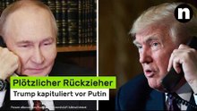 Donald Trump: Plötzlicher Rückzieher - "The Don" kapituliert vor Wladimir Putin