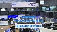 Mercados europeus abrem em baixa com os preços do petróleo a continuarem a subir